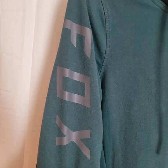Fox Racing Cowl Neck Sweatshirt Women's Sz Small Green Casual Motorsport Outdoor - Picture 6 of 12